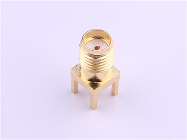 SMA 內(nèi)孔 正腳 鍍金半牙H=8MM——KH-SMA-KE-Z